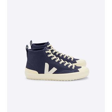 Men's Veja NOVA HT CANVAS High Tops Blue | ZA 104DFM